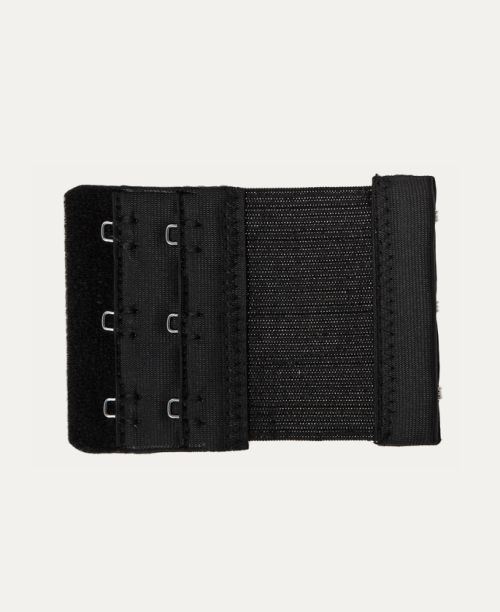 מאריך לחזייה 3 קרסים עם גומי שחור