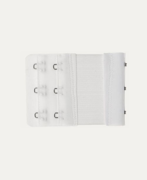 מאריך לחזייה 3 קרסים עם גומי לבן