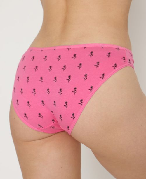 תחתוני כותנה בגזרת מיני Rosa בצבע ורוד